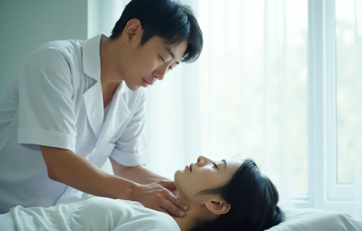 整体での寝違え治療の流れと改善効果