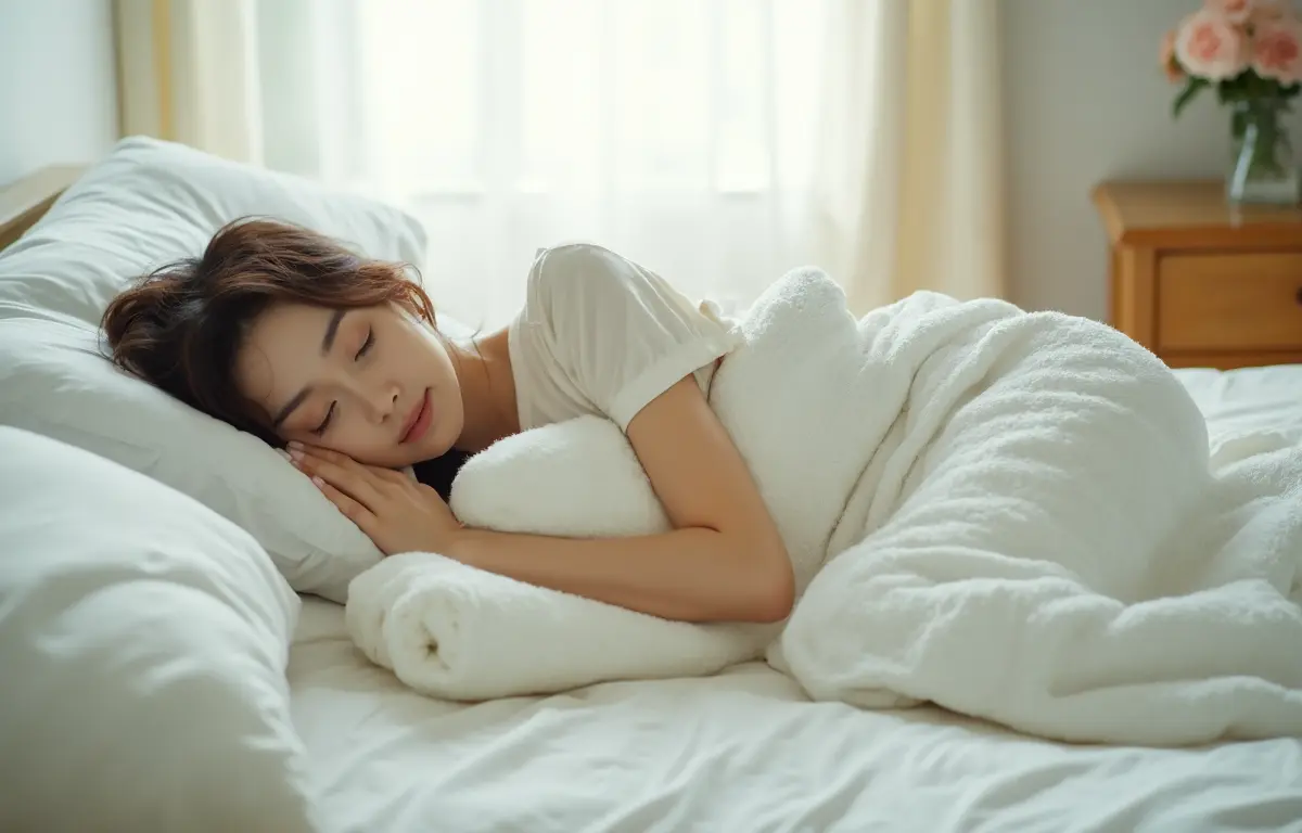 腰痛軽減に効果的な横向き寝のためのクッション・小物活用術