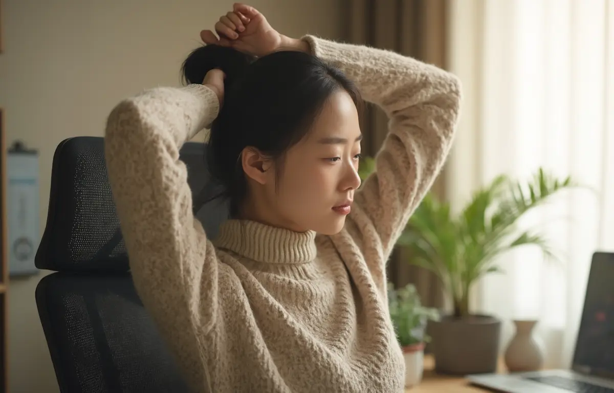 冬の肩こりを防ぐ日常の対策と生活習慣