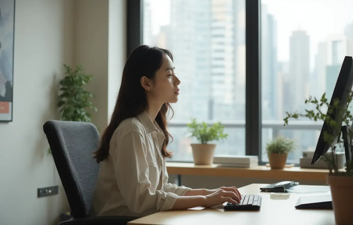 ストレッチと姿勢改善で根本的に目と肩の疲れを防ごう