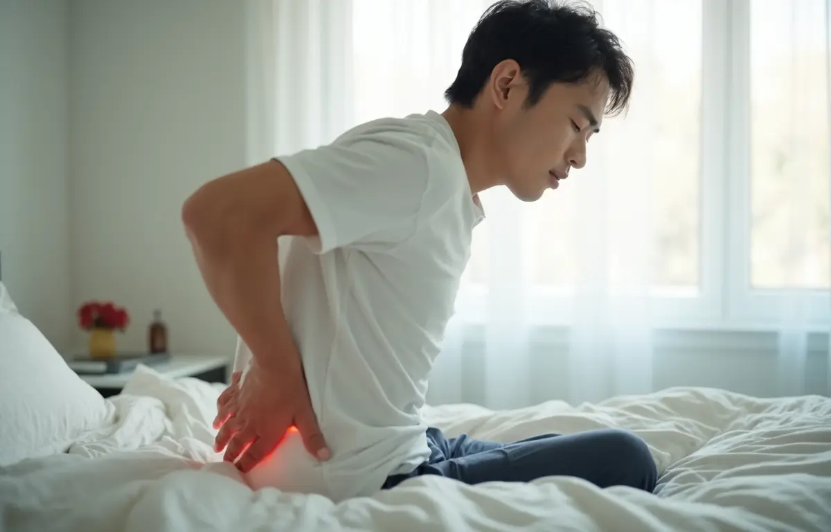 寝起きに腰痛が出る寝方・姿勢とその見直し方