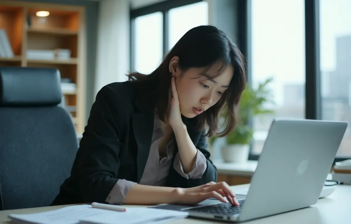 肩こりが痛いと感じる原因とは?|ストレスと姿勢の関係性